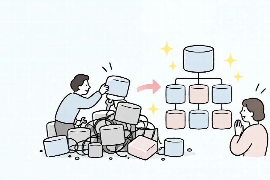 Accessシステム再構築のイメージ