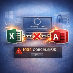Windows Update（KB5072033）適用後にExcel から Access へ ODBC 接続できなくなる問題と回避策