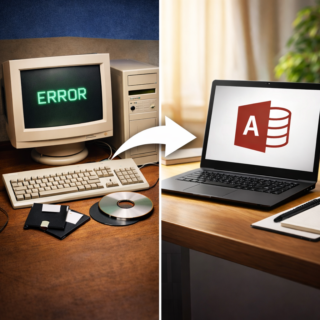 20年以上前のAccessシステムを復旧・改修 ― 起動しない旧型PCから始まった顧客管理システムの移行事例