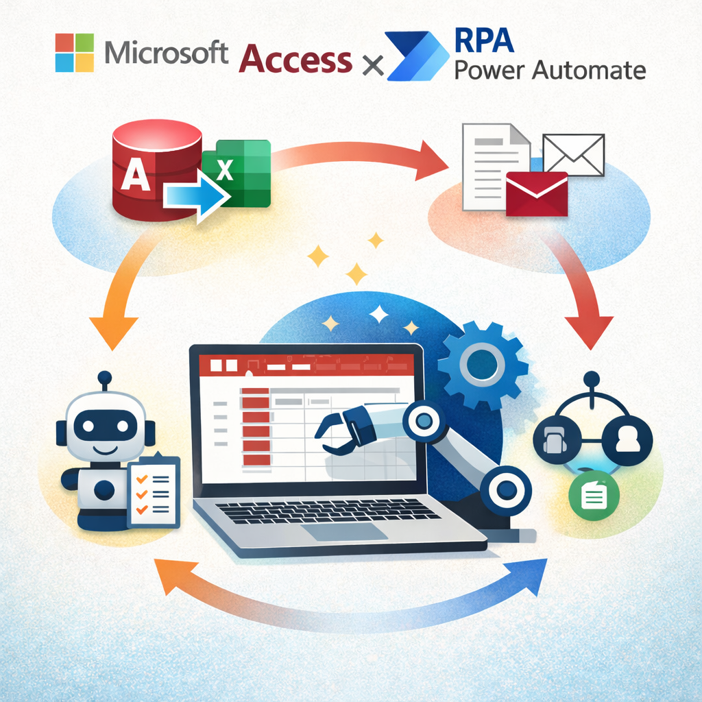 Microsoft Access × RPA（Power Automate）で業務効率化を実現！今すぐ始める自動化活用術