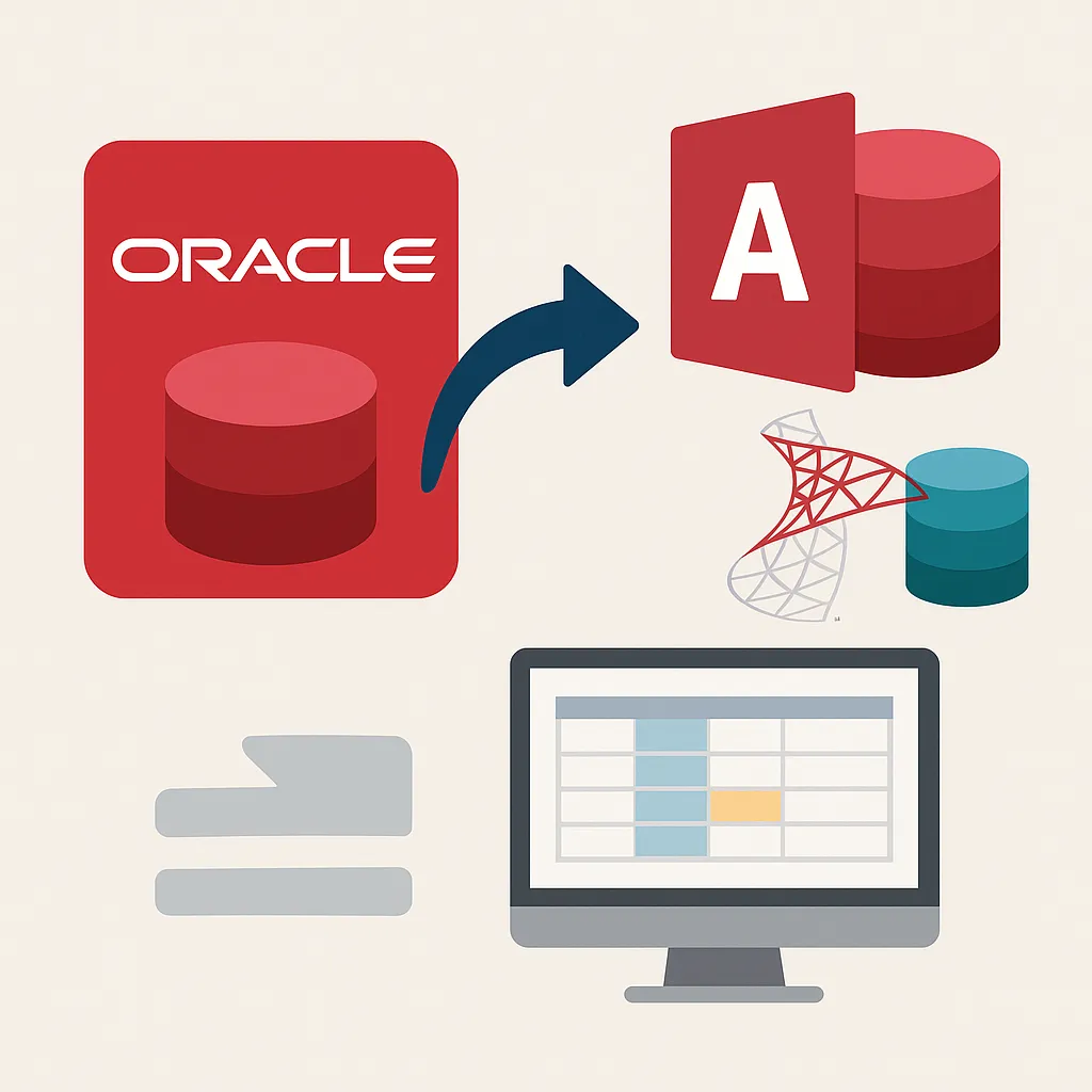 OracleからAccess（SQL Server）への移行対応