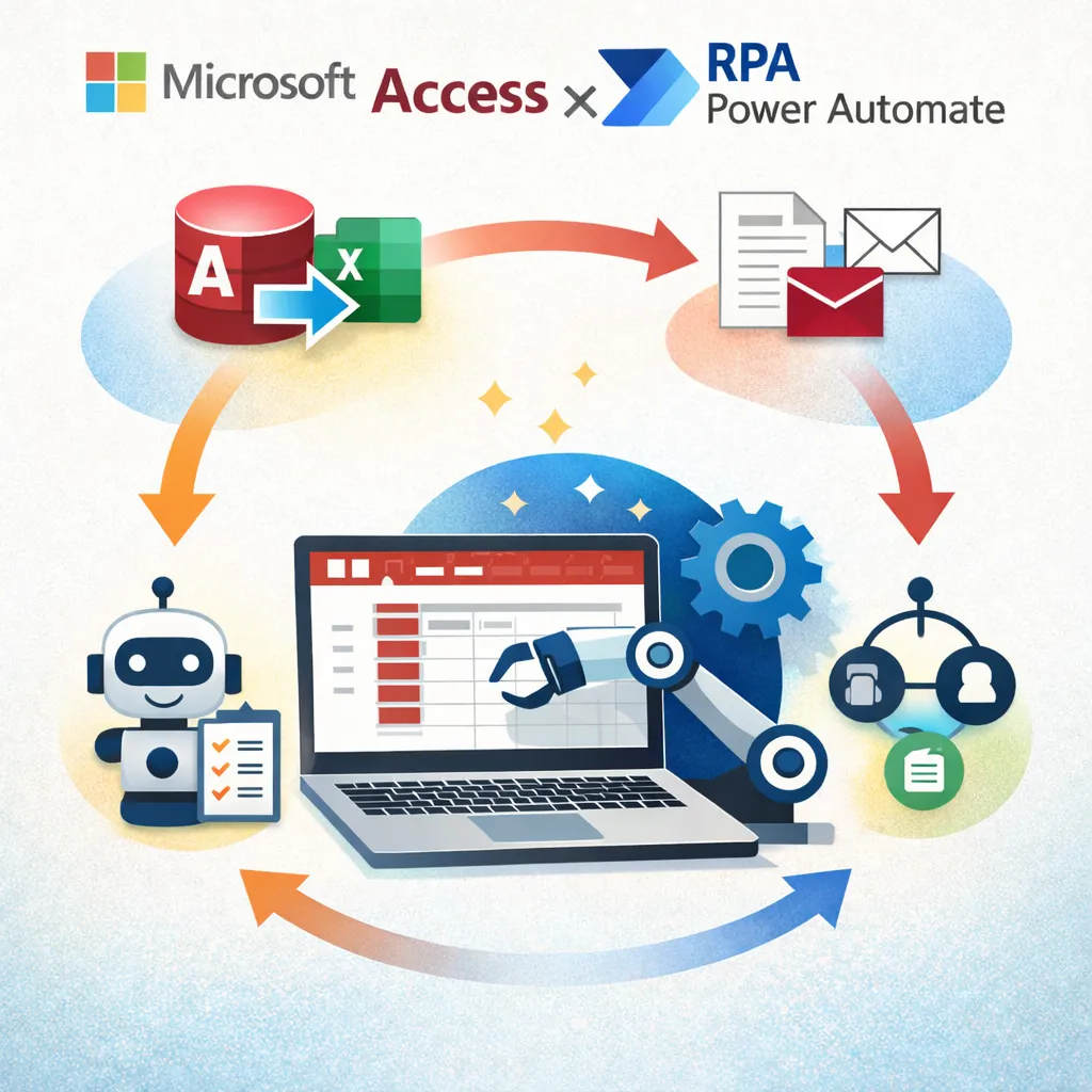Microsoft Access × RPA（Power Automate）で業務効率化を実現！今すぐ始める自動化活用術